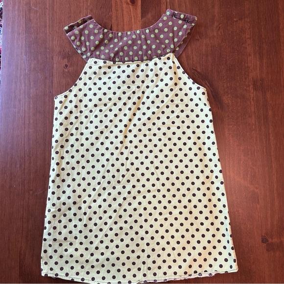 Retro Polka Dot Sleeveless Dress | Size 4T | Boutique Style - Picture 4 of 4
